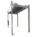 Triumph NSS-5x2 10,000 lb 3 Car Four Post Lift Front View Lifting Height View