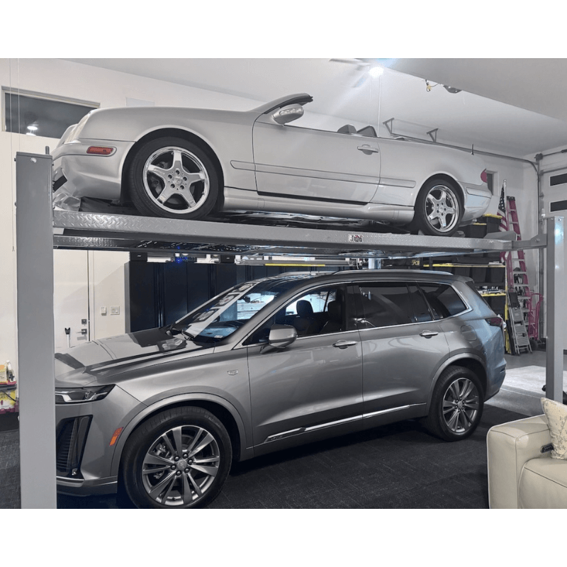 Triumph NSS-8XLT 8,000lb Vehicle Storage Lift, Extra Long & Tall Side View