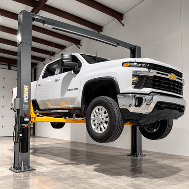 Triumph 16,000lb 2 post with Chevy 2500HD installed