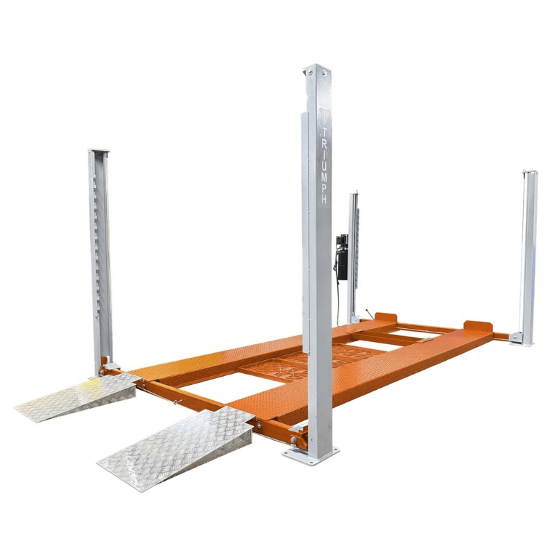 USA8000 8,000lb 4 Post Lift Burnt Orange