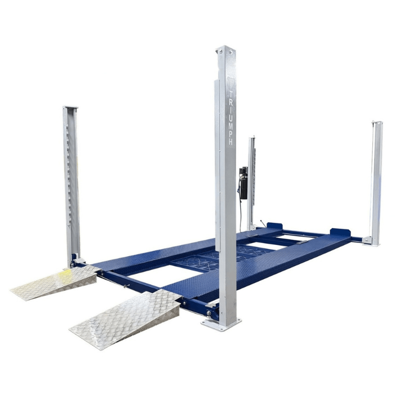 USA8000XLT 8,000lb 4 Post Lift Navy Blue