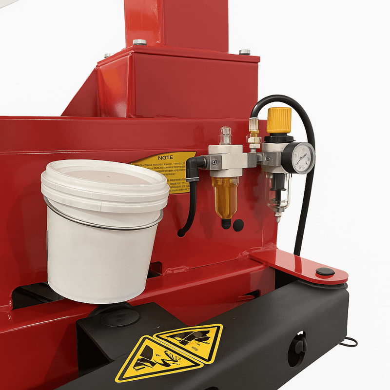 TC-430 Economical Tire Changer Side Base View