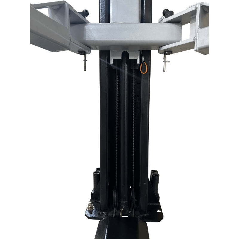 TP9KF TUX 9,000lb 2 Post Car Lift - Symmetric Foot base View