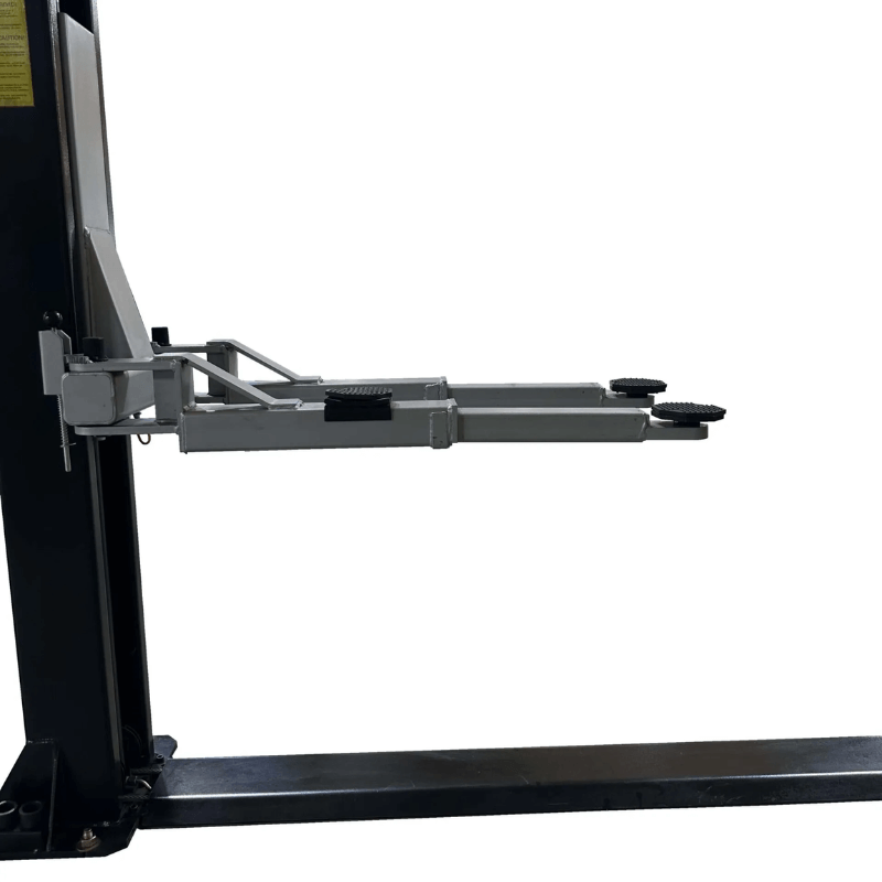 TP9KF TUX 9,000lb 2 Post Car Lift - Symmetric Arm View