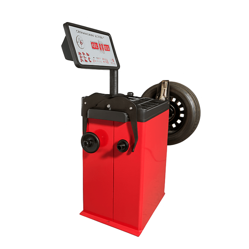 Tuxedo WB-953-B Wheel Balancer Combo - Wheel Balancer Side View