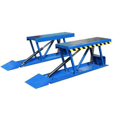 Tuxedo PL6K, 6,600 lb Low-Rise Pit Car Lift Side View