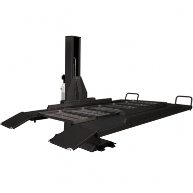 SP 6K SS 6,000 lb Single Column Vehicle Storage Lift Side View