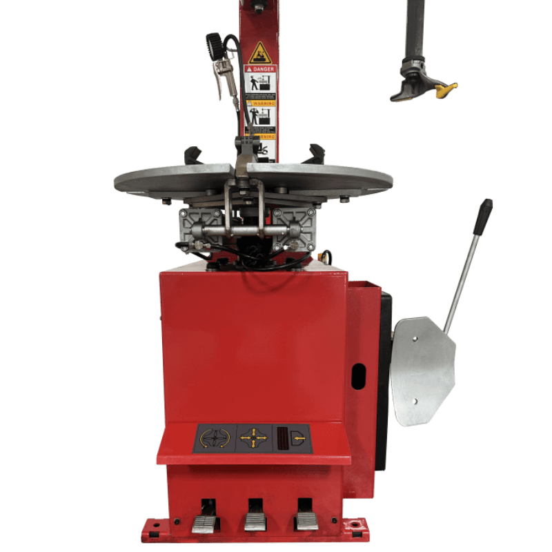 Tuxedo TC-400M-B Motorcycle Tire Changer Footer View