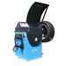 WB11 Computerized Wheel Balancer Side View with wheel