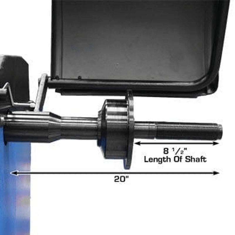 WB41 Wheel balancer by Atlas - Shaft View