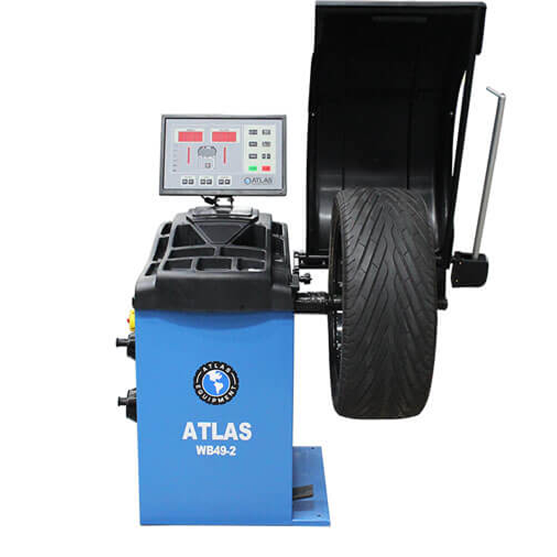 WB49-2 PRO Wheel Balancer  by atlas- Front View 