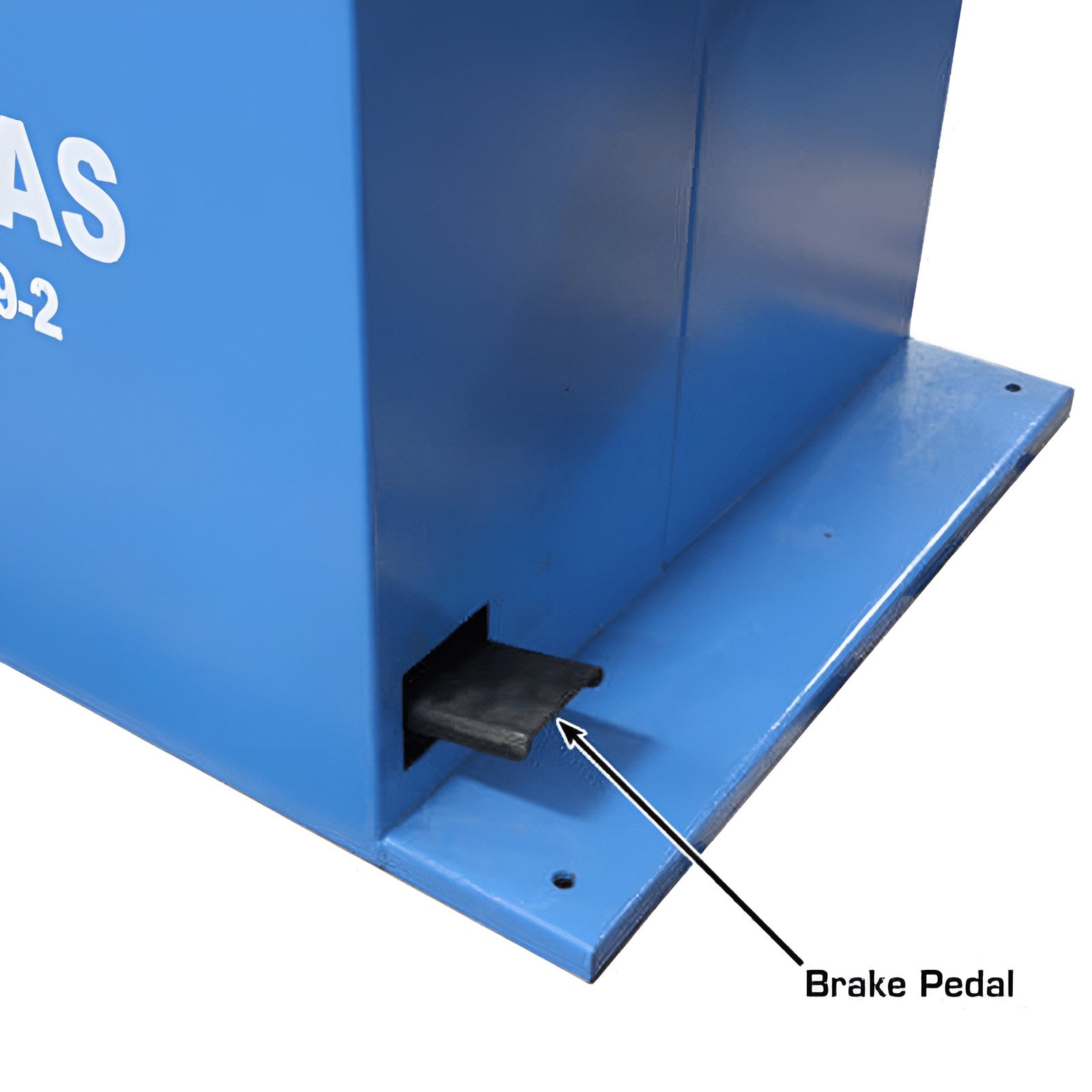 Atlas WB49-2 Wheel Balancer Pedal Brake View