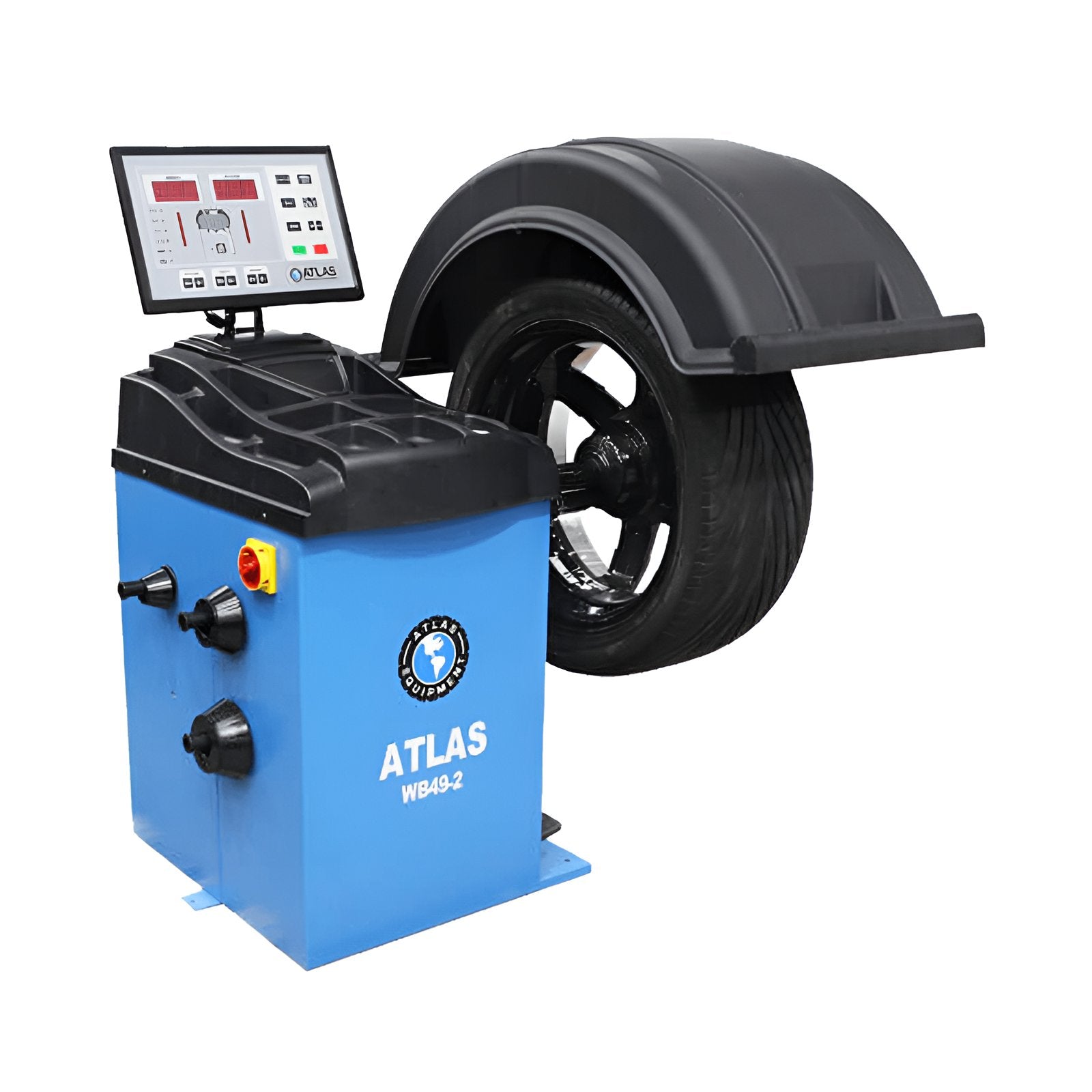 Atlas WB49-2 Wheel Balancer Side View