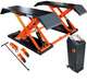 KT-X80 Mid-Rise Scissor Lift - Pneumatic Lock by Katool - Side View Pneumatic Lock