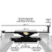 Atlas PROJACK35 Sliding Bridge Jack Side View with Dimensions View