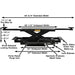 Atlas PROJACK35 Sliding Bridge Jack Dimension View
