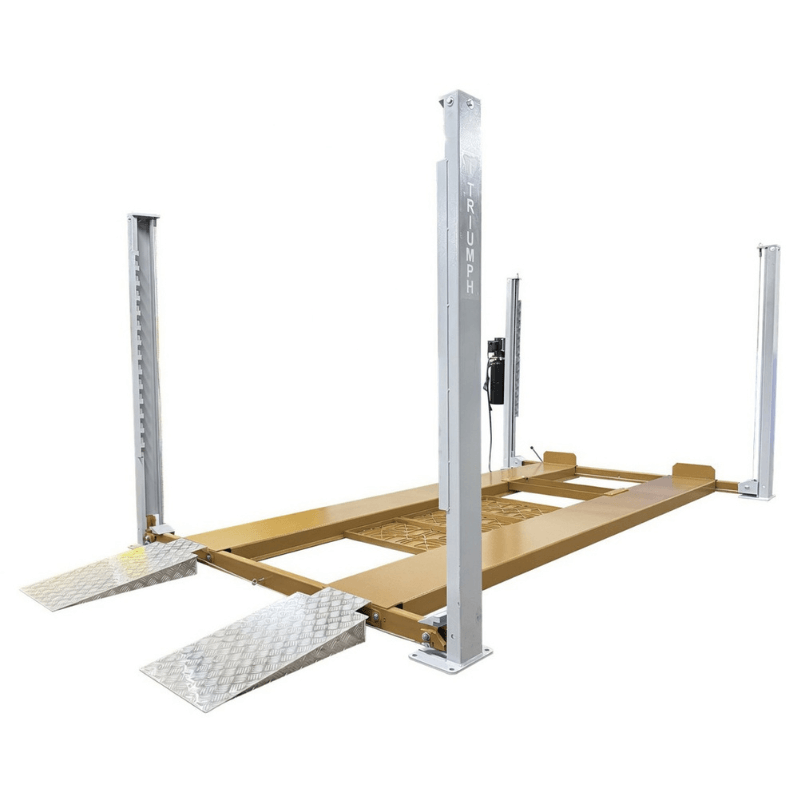 USA8000XLT 8,000lb 4 Post Lift Gold