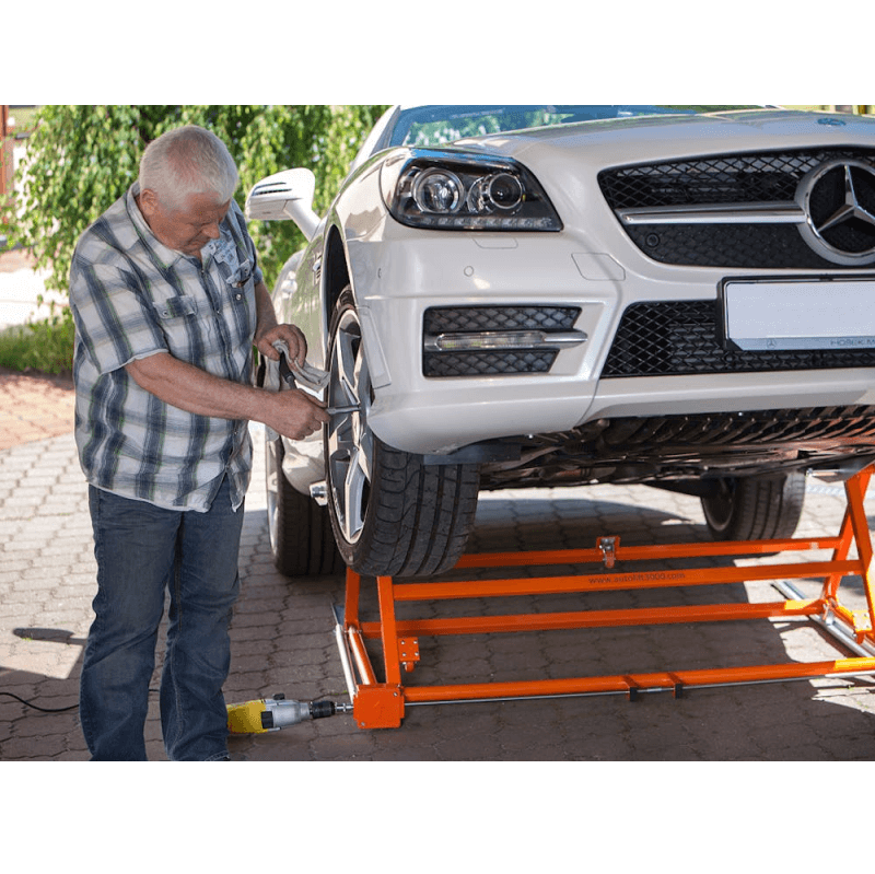 car lift in house with drill autolift3000