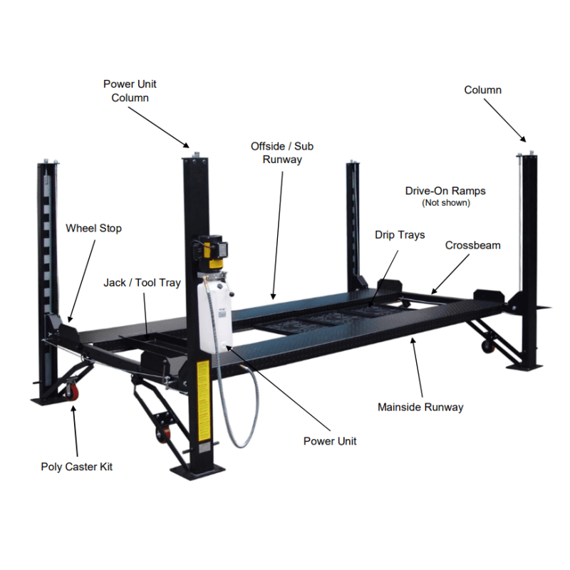 FP8K-DX-XLT Deluxe Storage Lift Extended Length / Height by Tuxedo - Alternative