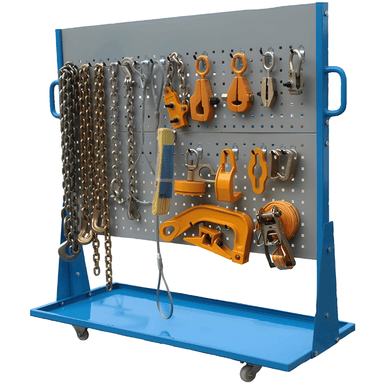 iDEAL FR-55-TBK20 20-Piece Frame Rack Tool Board & Clamp Kit Front View with All Items Included