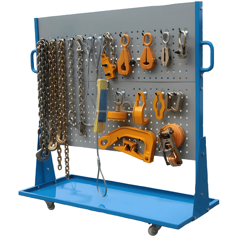iDEAL FR-55-TBK20 20-Piece Frame Rack Tool Board & Clamp Kit Front View with All Items Included
