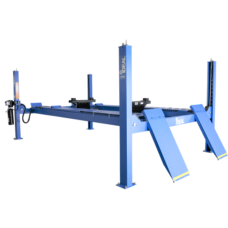 4 Post Alignment Lift FP14KAC-X - Side view no car