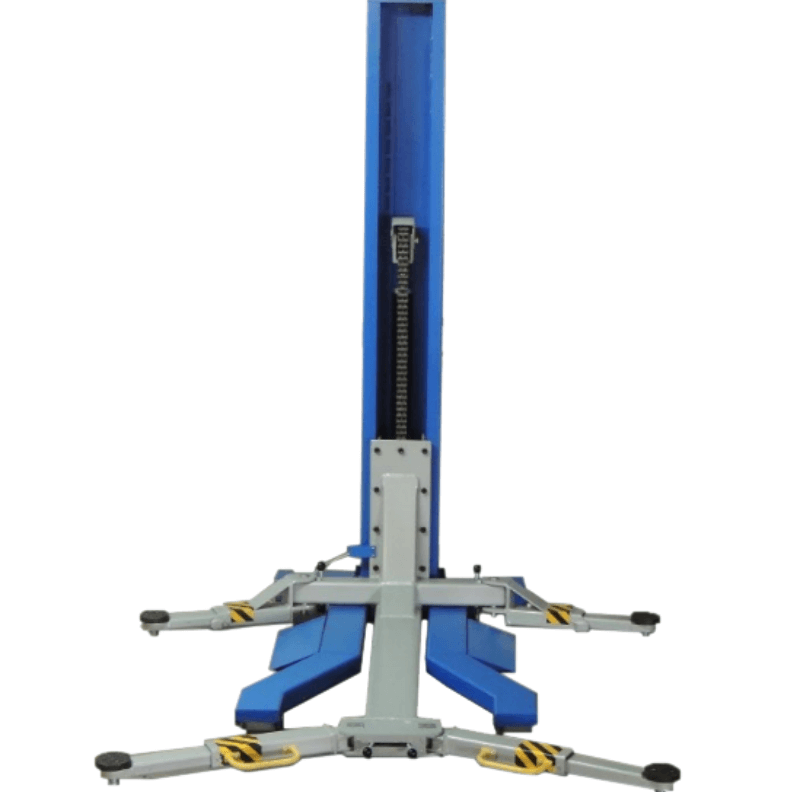 MSC-6KLP Single Post Car Lift by iDEAL Front view