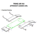 iDeal TRIKEKIT-2200IEH-XR-BLK Trike Extension Kit - Diagram View