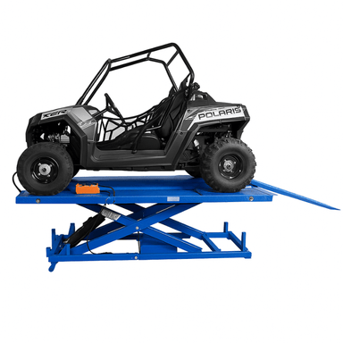 iDeal UTVKIT-2200IEH-XR Series UTV Extension Kit Side View with Car