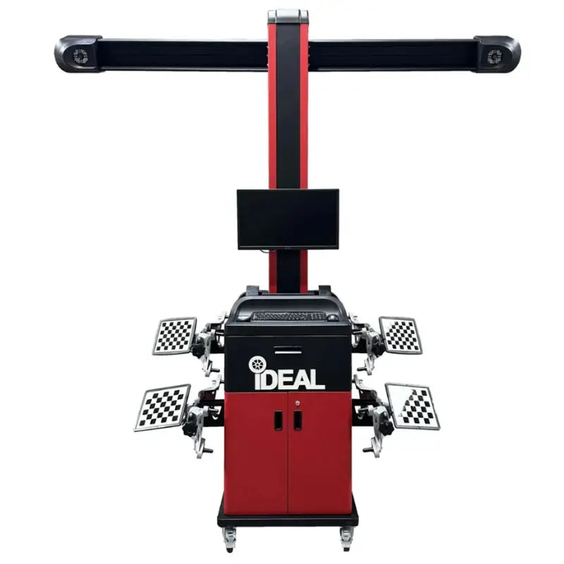 iDeal CK-FP14KA with CX-IWA-60-2000T-K and RAJ-7K-H  Wheel Balancer View