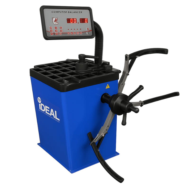 iDeal WB-953-B Wheel Balancer - Side View