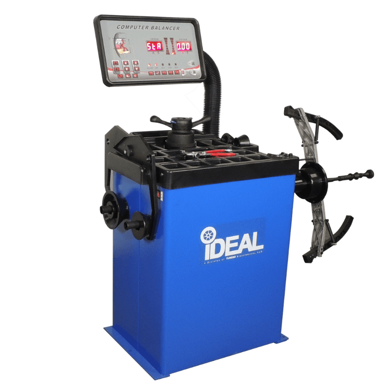 WB-953-B Wheel Balancer by iDeal  Semi Side view